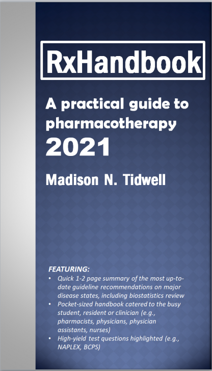 RxHandbook: A Practical Guide to Pharmacotherapy 2021