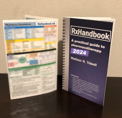 ⭐Special Bundle⭐ RxHandbook 2024 + Pharmacy Calculations Pocket Guide