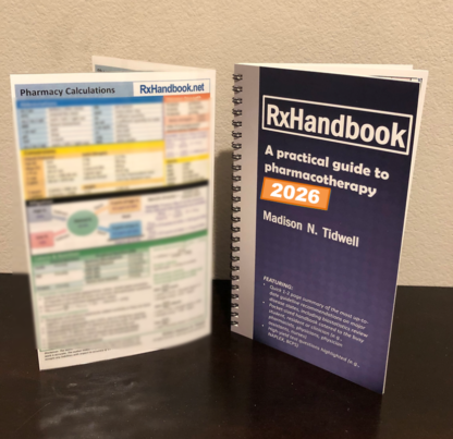 ⭐Special Bundle⭐ RxHandbook 2026 + Pharmacy Calculations Pocket Guide